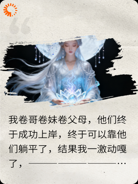 躺平首日卒：我靠全家卷赢后，把自己嘎进了修仙界