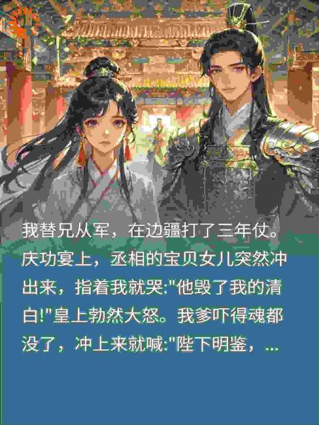 替兄从军后，我不仅坏了太子的清白，还夺了他的江山