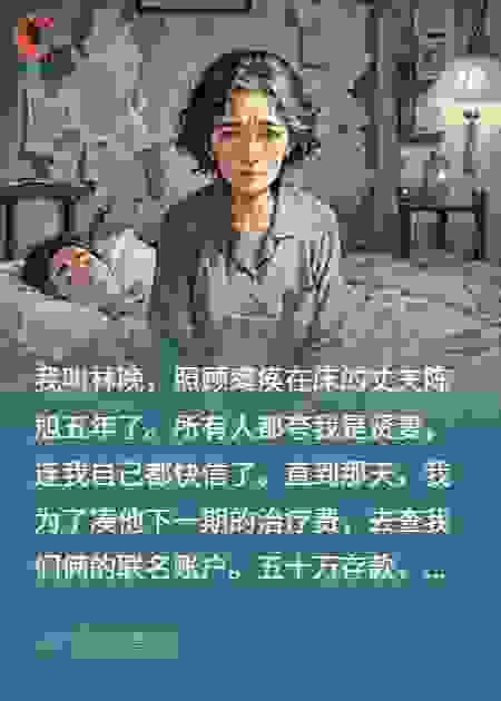 侍瘫夫五载，他以救命钱赠初恋包