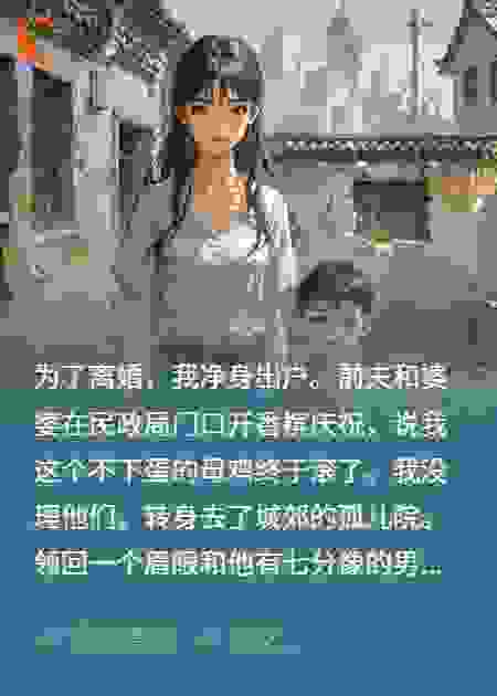 离婚当天，我带娃断他全家生路